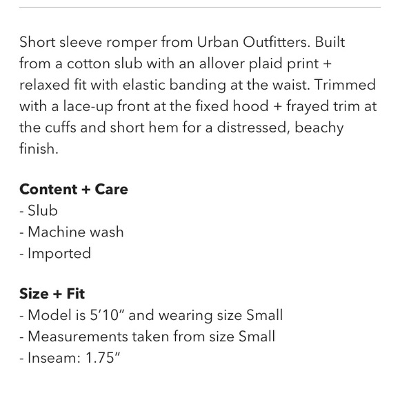 UO HOODED ROMPER - Picture 5 of 7